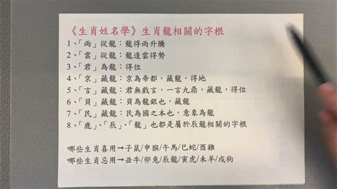 屬龍那字比較好|生肖姓名學－生肖屬龍特性、喜忌及喜用字庫－芷蘭老師~卜卦、。